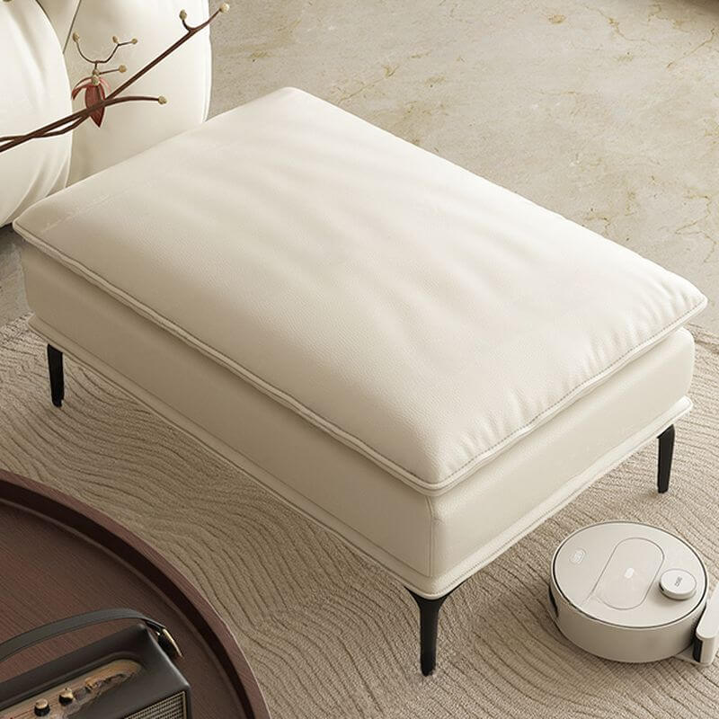 Elegant Footrest Stool in Minimalist Style