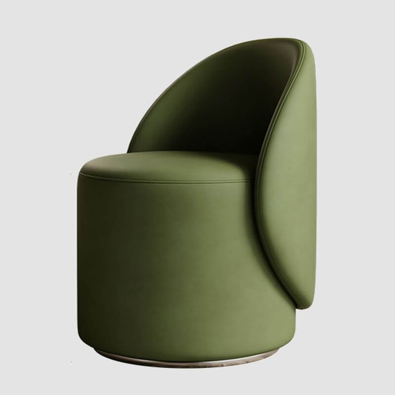 Modern wooden frame accent stool