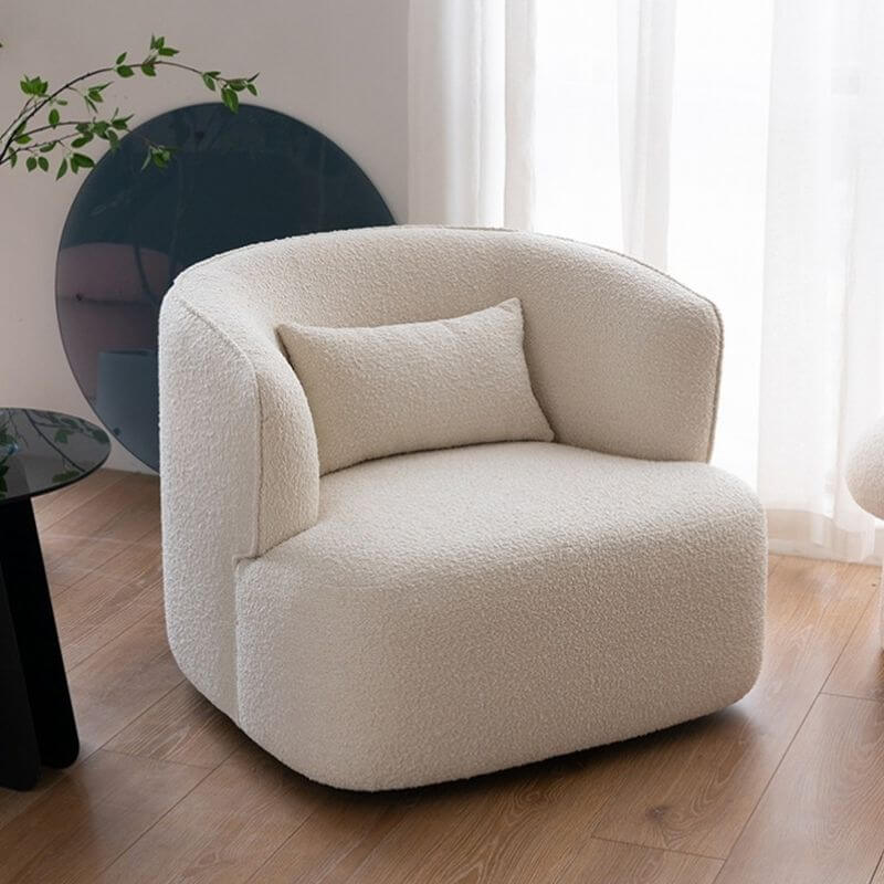 Contemporary arm chair without nailhead trim