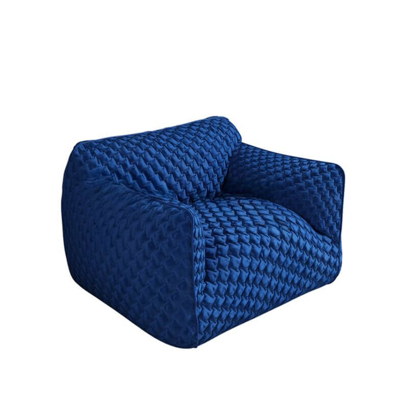 Modern cream arm chair with sleek lines