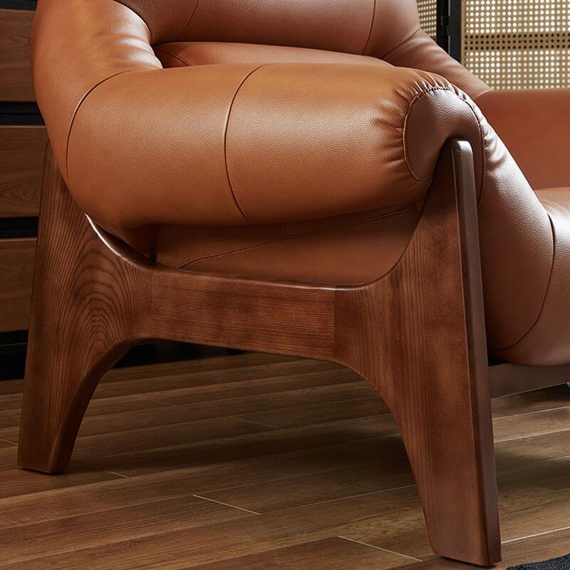 Comfortable minimalist armchair design