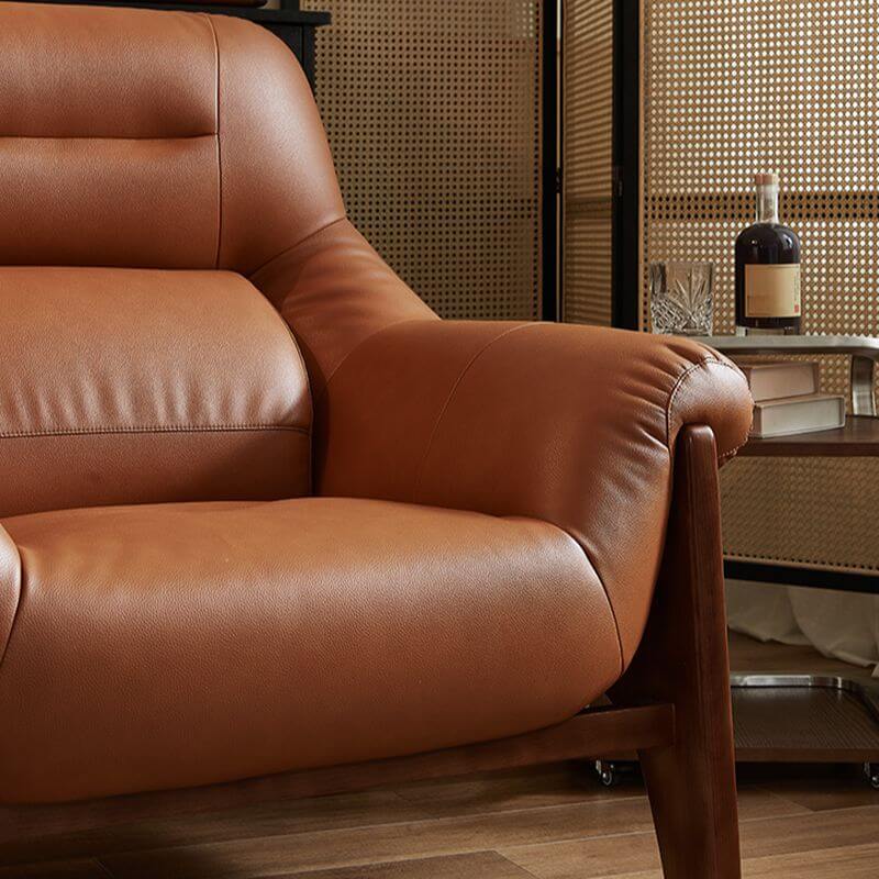 Contemporary solid color arm chair