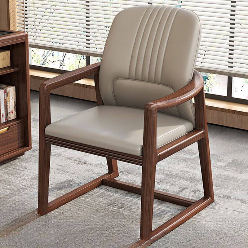 Minimalist arm chair in white Hauptbild