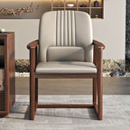 Solid color arm chair with tight back