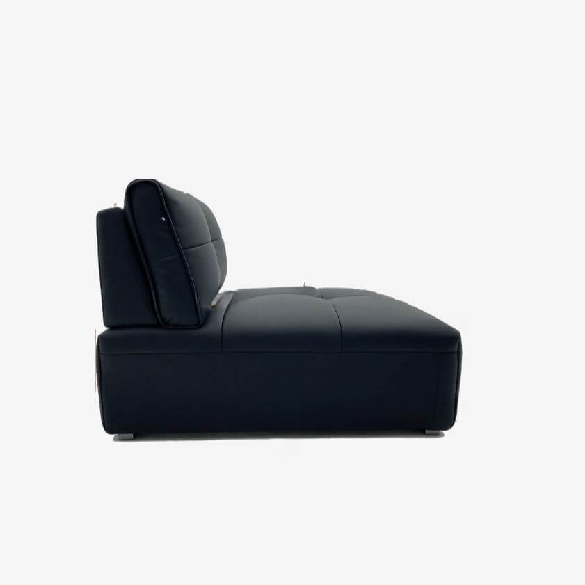 Minimalist sofa couch with decorative cushions