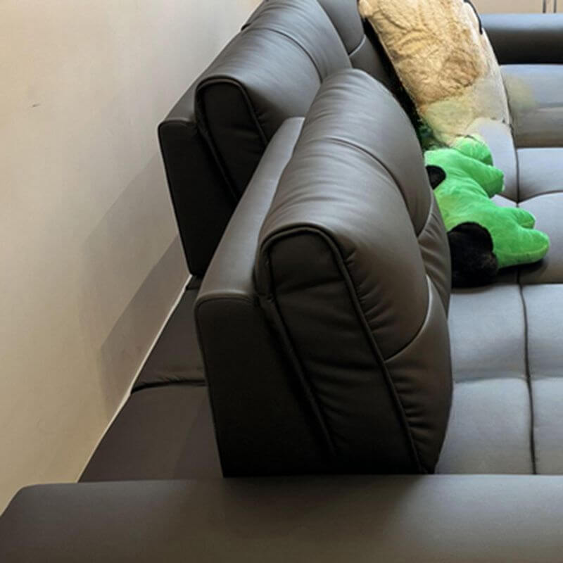 Comfortable and modern minimalist sofa setup