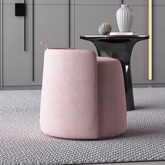 minimalist accent stool grey