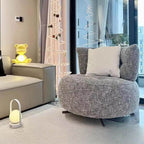 Minimalist Solid Color Side Chair in Gray