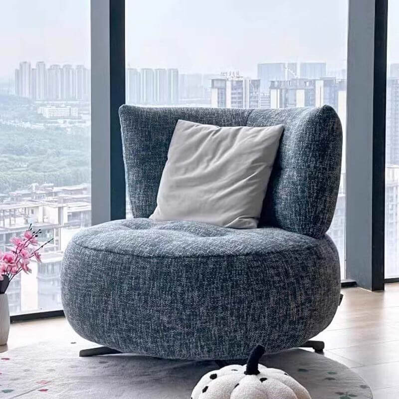 Modern Side Chair in Living Room Setting Main image
