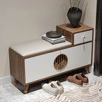 Wooden Shoe Bench for Stylish Entryways