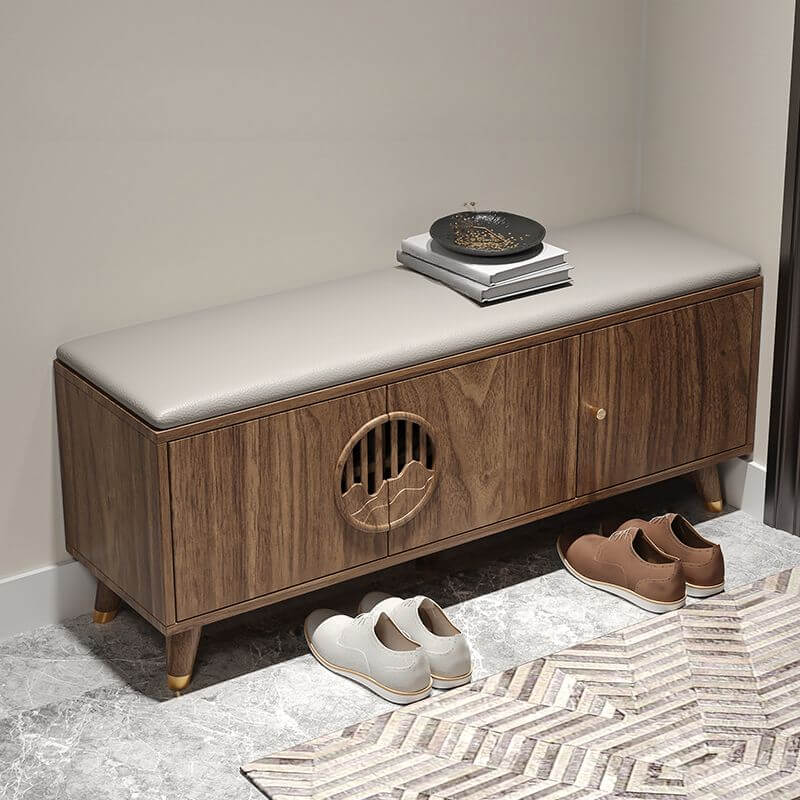Padded Upholstery Entryway Bench