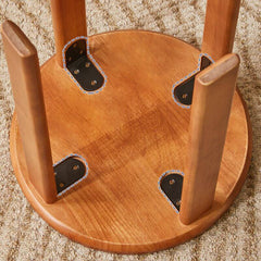 Elegant Wood Utility Stool