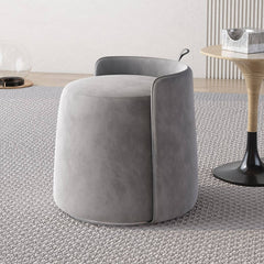 Elegant Grey Vanity Stool for Modern Interiors