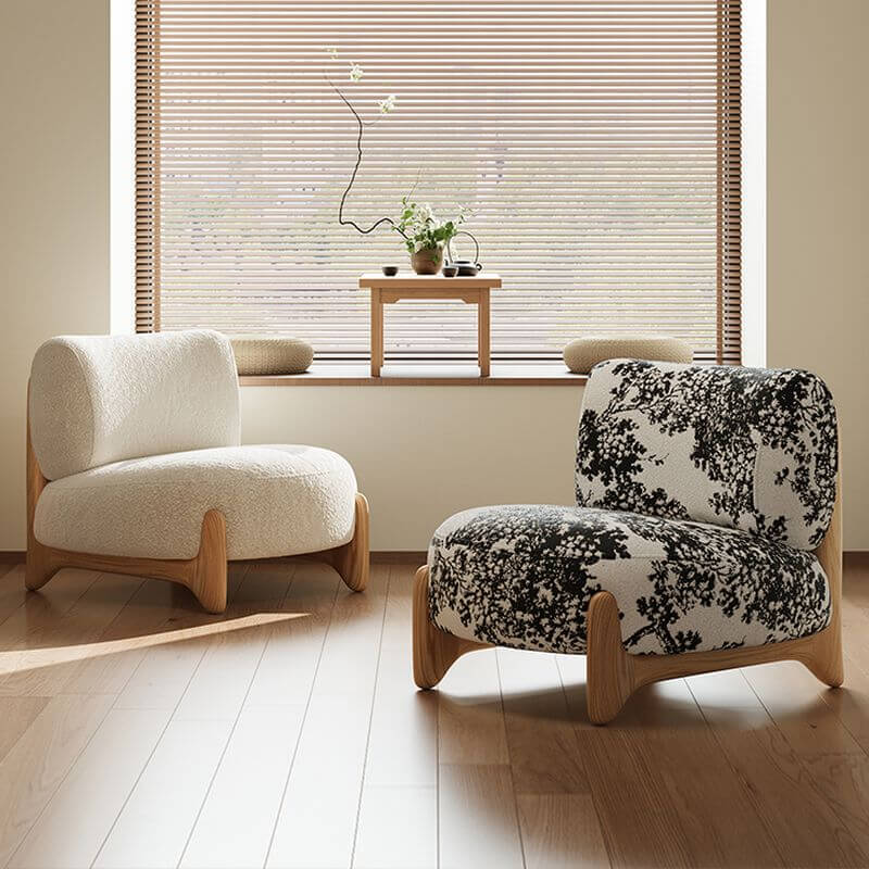 Elegant cushion back chair for home office