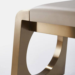 Sleek minimalist bench with no distressing