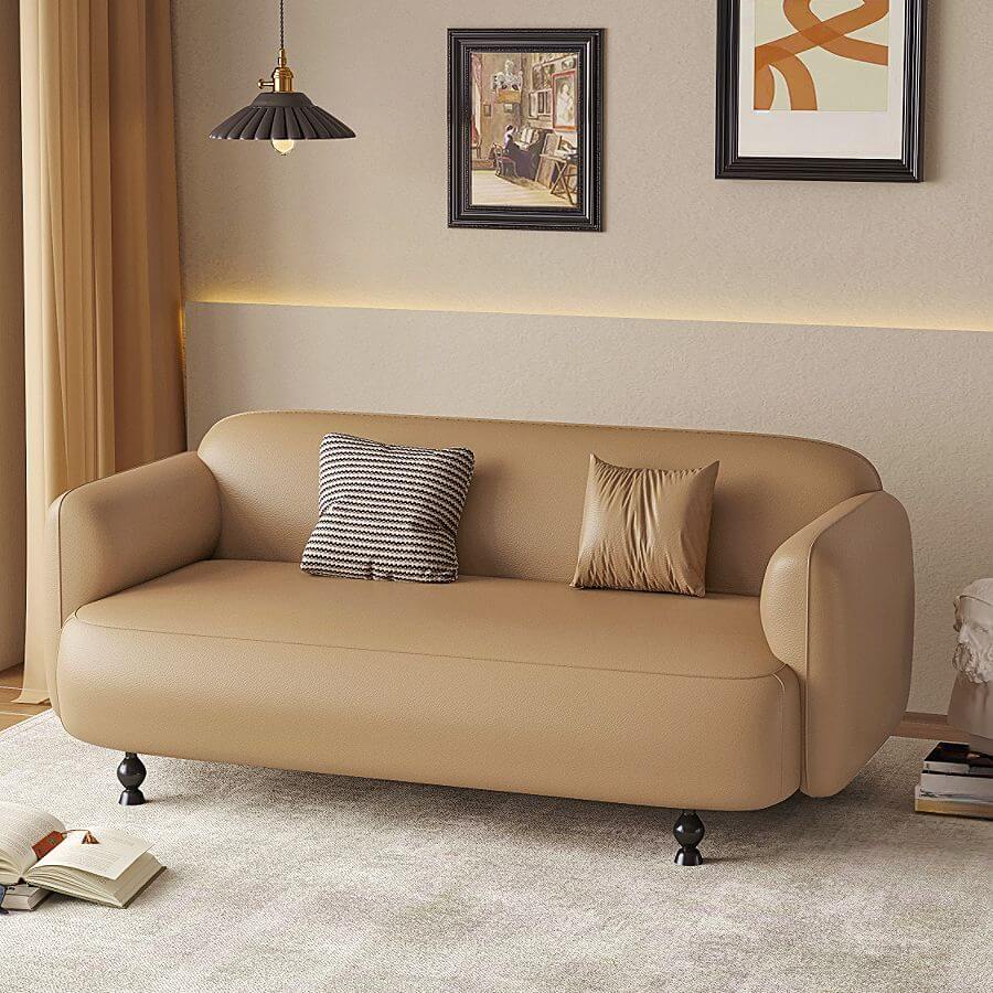 Minimalist Standard Sofa in Midnight Black Main image