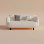 Ivory Sofa with PU Upholstery