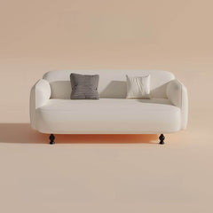 Ivory Sofa with PU Upholstery