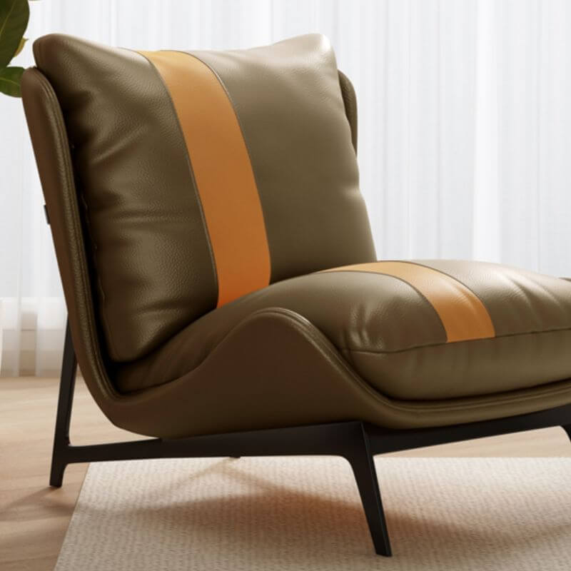Comfortable cushion back of the side chair