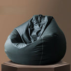 Light gray bean bag cover in oversized design