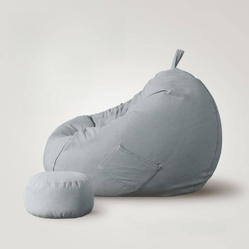 Croci bean bag chair in solid color