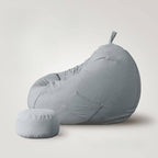 Croci bean bag chair in solid color