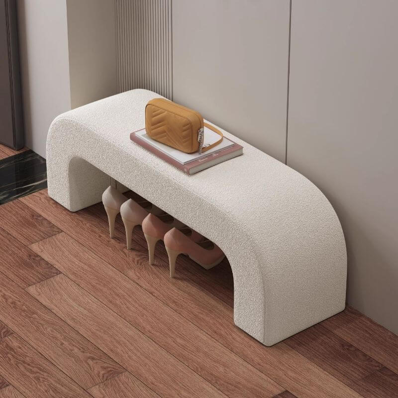 Stylish bench chair for relaxed seating