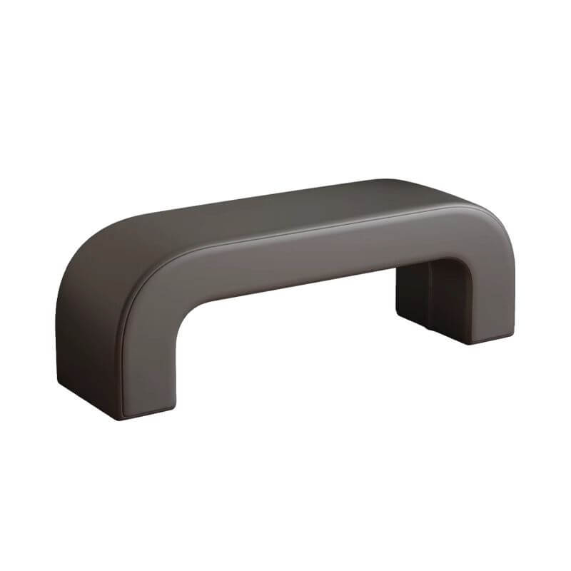 Comfortable cushion on stylish bench chair