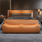 Modern accent bench with rear seat back and armrest