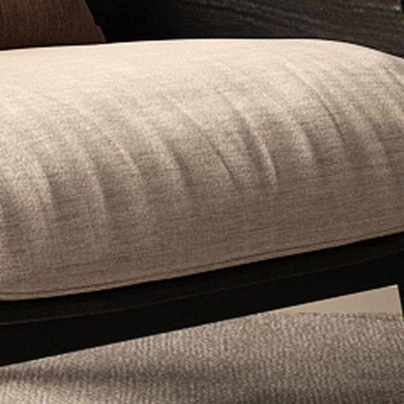 Durable arm chair without tufting