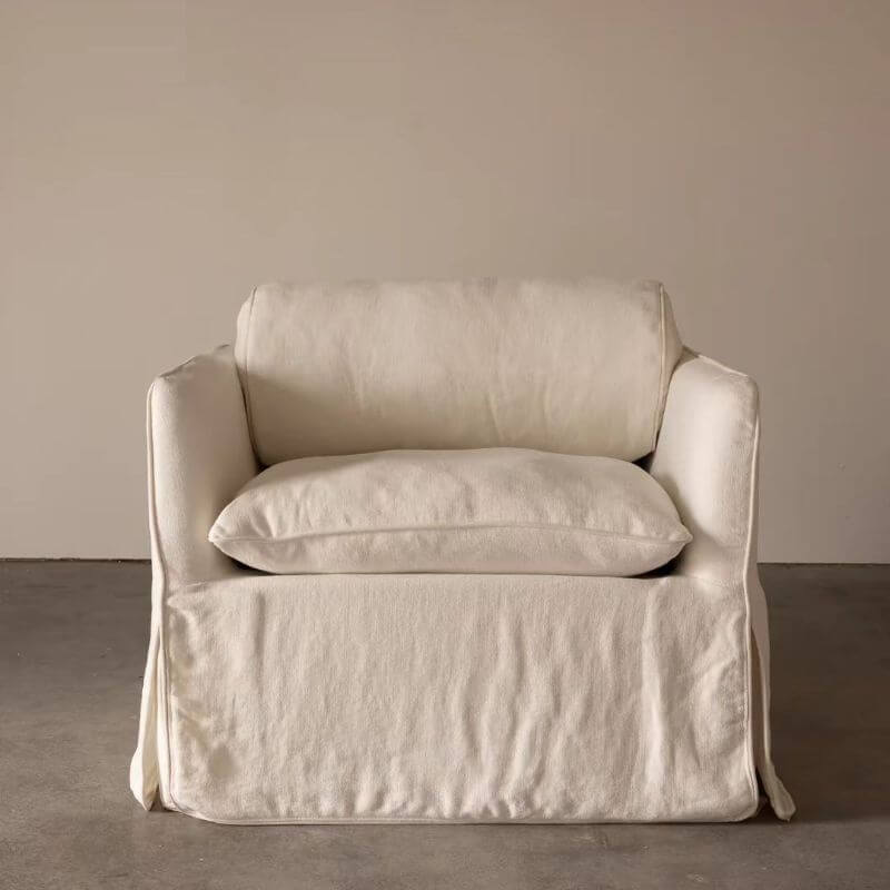 minimalist chair with pillow included