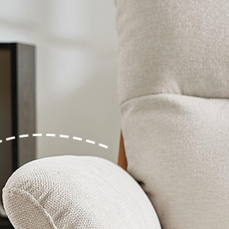 Modern minimalist arm chair in living room