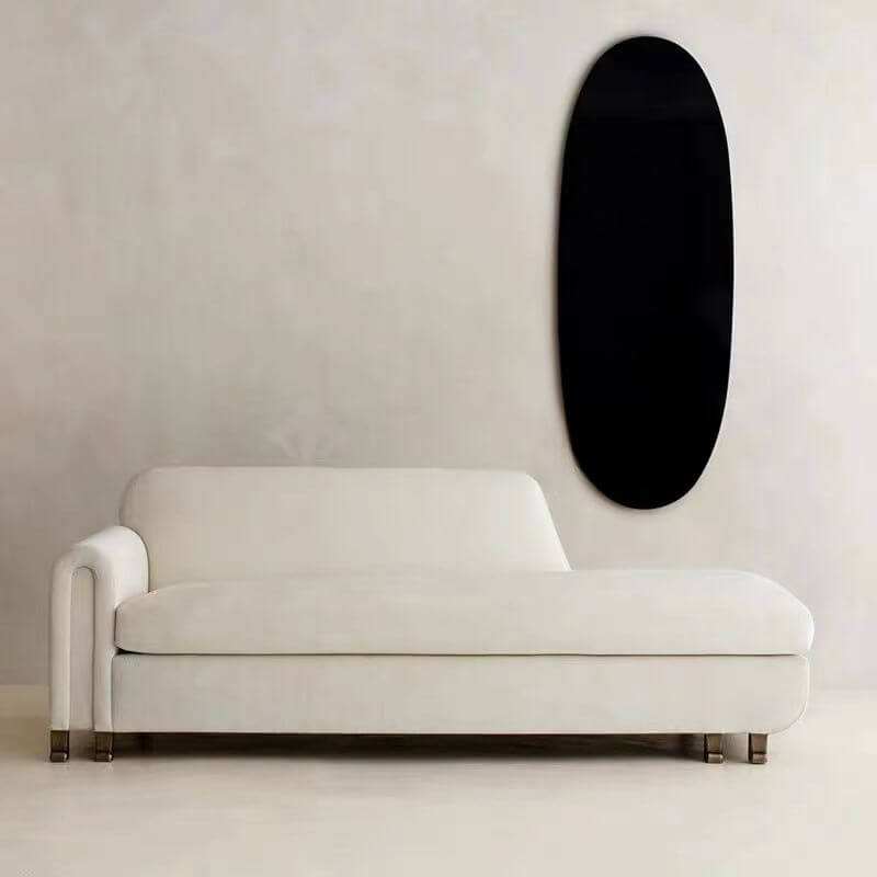 ミニマリストホワイトオーバースタッフドスクエアアームシェーズラウンジアクセントチェア（単色） サブ画像