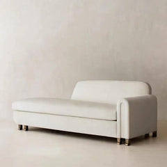 Modern solid color chaise lounge