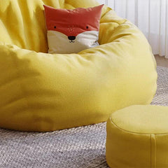 Khaki bean bag chair offering stylish comfort