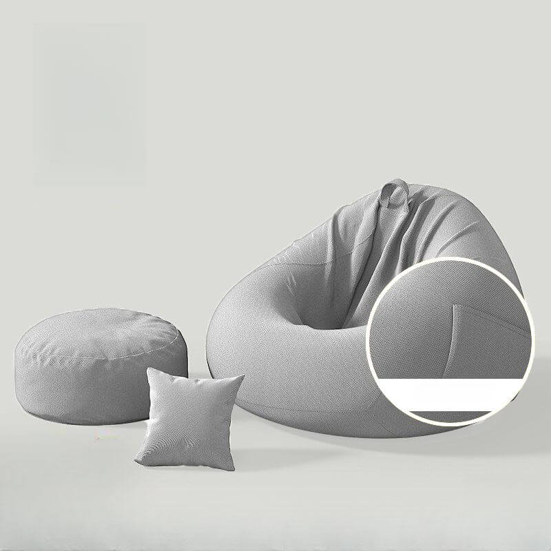 Lemon Yellow Bean Bag Set Perfect for Lounging