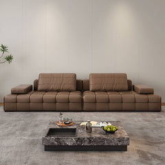 Mocha Standard Sofa in a modern living room