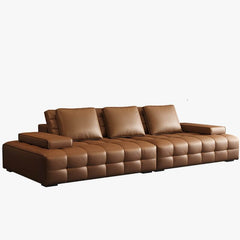 Modern design sofa in neutral decor