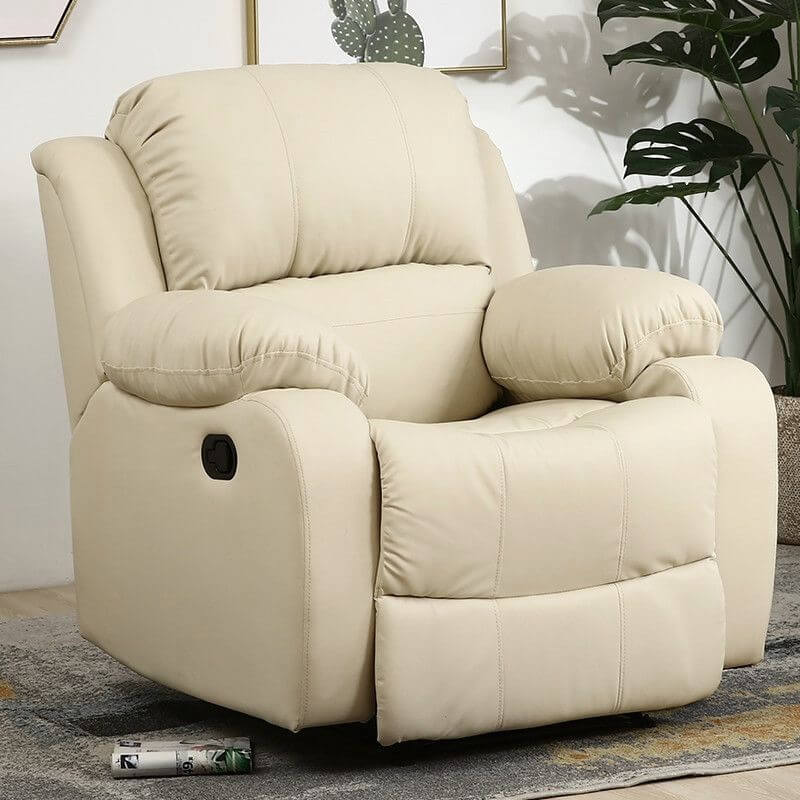 Modern reclining chair in Auburn color Imagen principal del producto