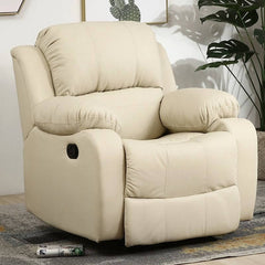 Modern reclining chair in Auburn color