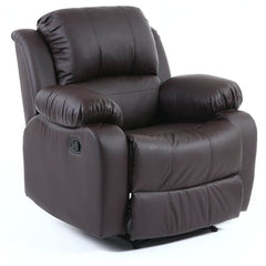 Wood frame reclining chair in contemporary style