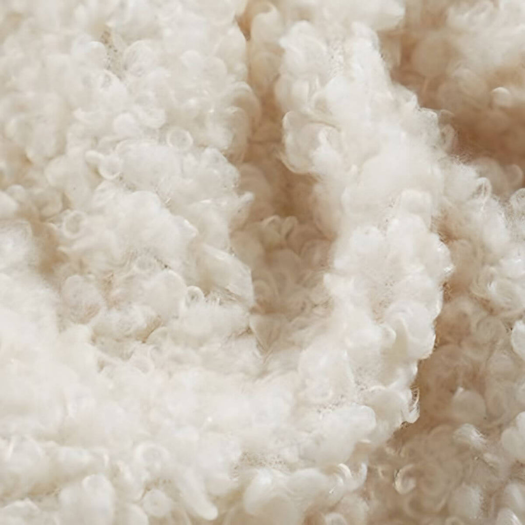 Plush Upholstered Back of Stool