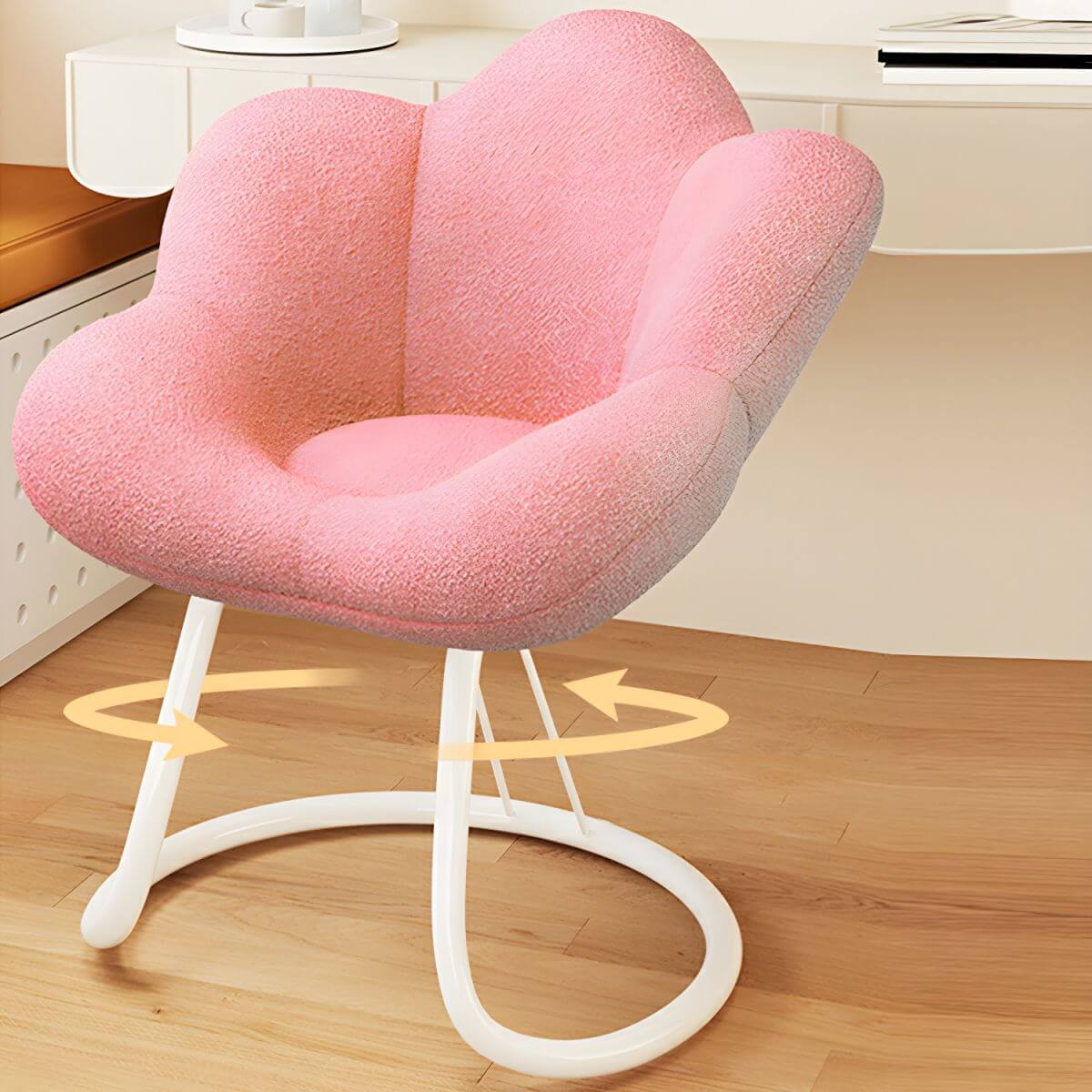 Seating Area Featuring Vanity Stool