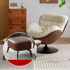 Ergonomically designed accent chair with pillow back