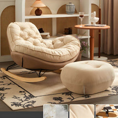 Comfortable rocking chair for indoor use in modern style