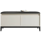 Wood Frame Ottoman with Comfortable Sponge Fill