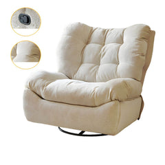 Swivel rocker version of the modern wing chair recliner