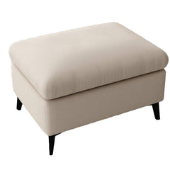 Light brown rectangle footstool