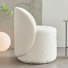 Padded seat of the modern vanity stool