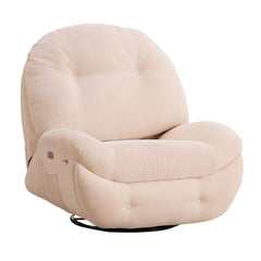 Stylish tufted design of the ergonomic recliner